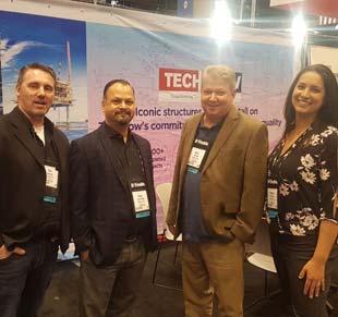 Techflow's booth was a major attraction at the 2019 NASCC