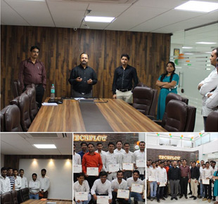 Techflow-CCSSD – Successful Completion of First Batch of Job Oriented Course